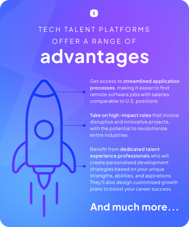 Tech talent platforms offer a range of advantages.
