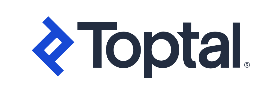 Toptal logo. 